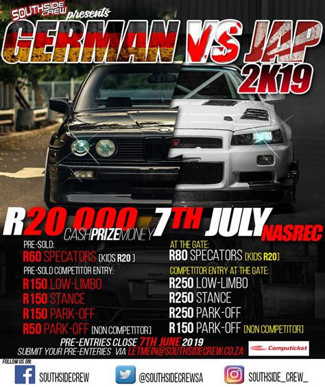 german vs japan 2023 car show